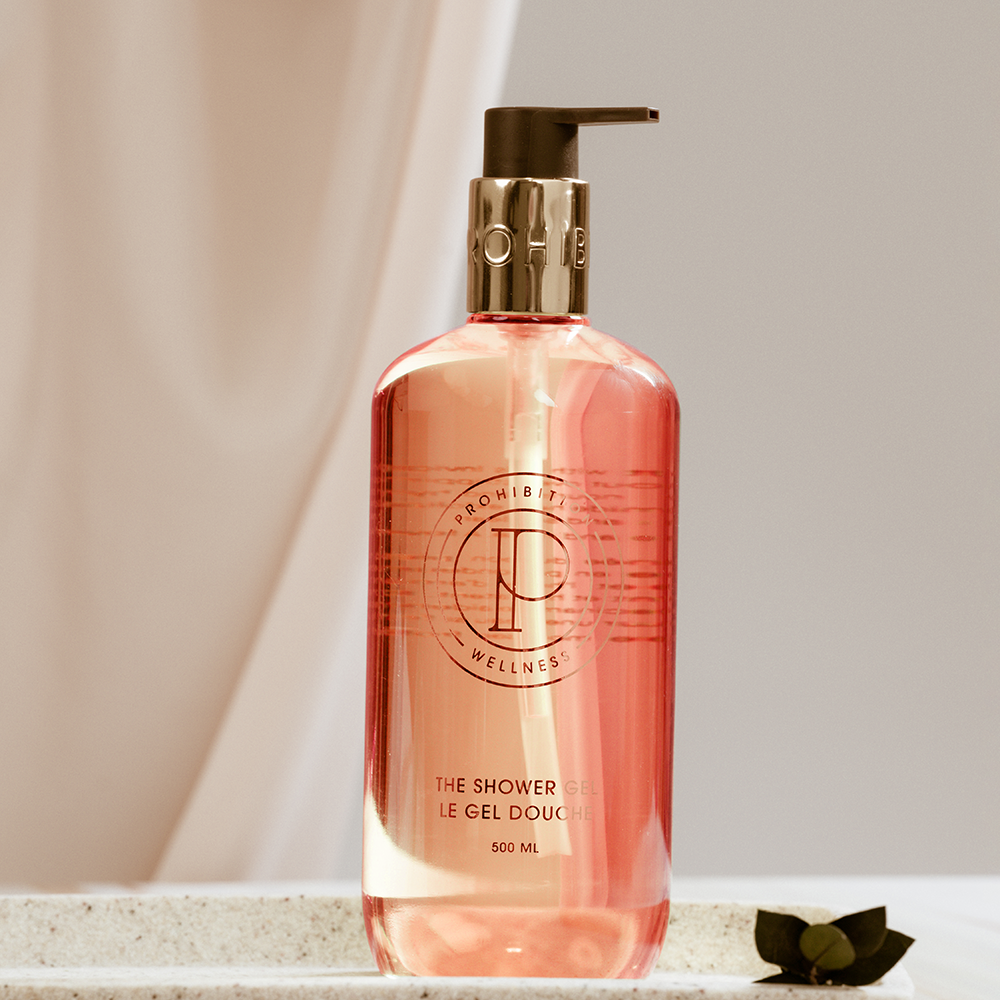 Hemp oil shower gel